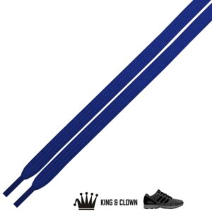 Cordones Planos Sport Azul Electrico