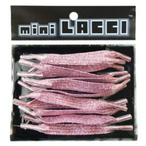 Cordones Elásticos mini LACCI Rosa Glitter